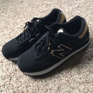 new balance 515 black and gold